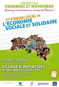 Forum de l'Economie Sociale et Solidaire - Argentan - 27 novembre 2009