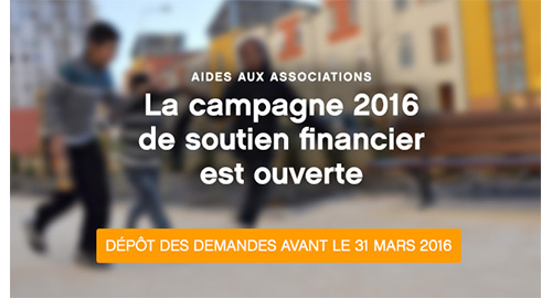 Politique de la ville : la subvention des associations 2016