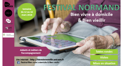 Festival Normand « Bien vivre à domicile & Bien Vieillir » - Du 12 au 16 mars - Alençon, Caen