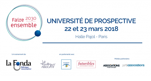 Université de prospective « Faire ensemble 2030 » - 22 et 23 mars - Paris